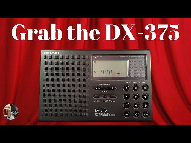 Radio Shack DX-375 AM FM Stereo Shortwave  Portable Radio Review