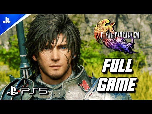 Final Fantasy 16 - Full Game Gameplay Walkthrough 100% (PS5)