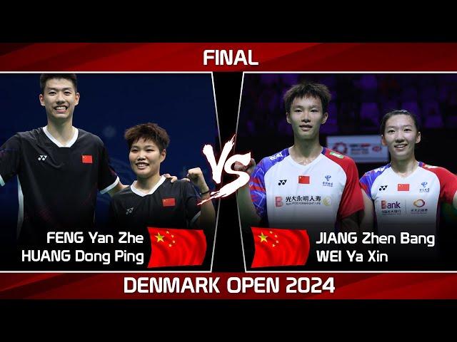 FINAL | FENG Yan Zhe /HUANG Dong Ping vs JIANG Zhen Bang /WEI Ya Xin | Denmark Open 2024 Badminton