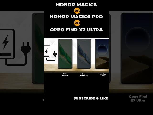 Honor Magic6 vs Honor Magic6 Pro vs Oppo Find X7 Ultra #honormagic6 #honormagic6pro #oppohindx7ultra