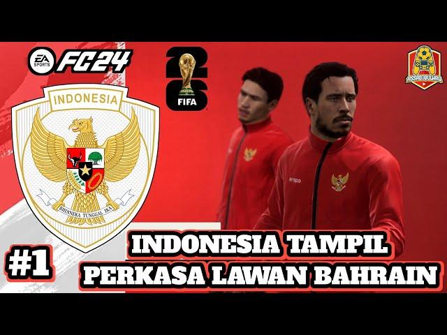 MEMASUKI BABAK KUALIFIKASI PIALA DUNIA 2026 TIMNAS INDONESIA VS BAHRAIN | FC 24