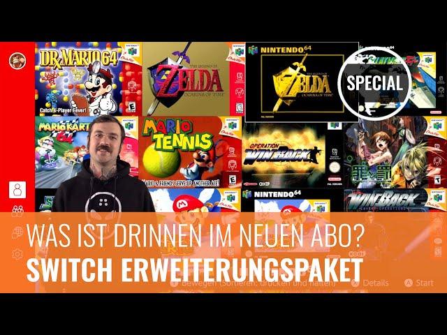 Nintendo Switch Online Erweiterungspaket: Was ist drinnen?