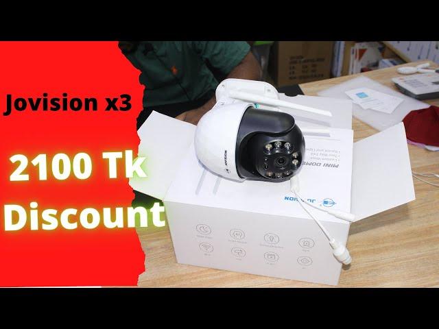 CCTV camera/ip camera price in bangladesh l jovision N95 X3 mini dome camera l Jovision x3