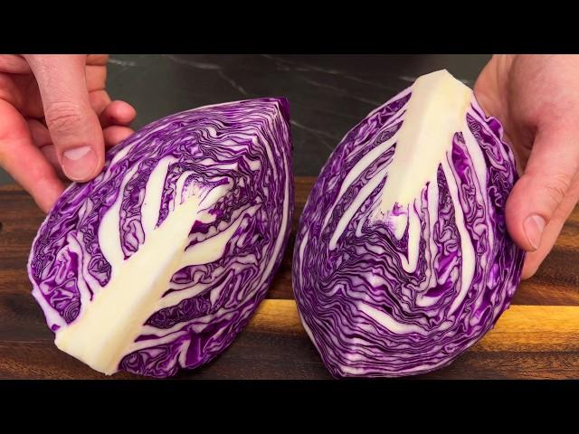 This cabbage is so delicious that I cook it 7 times a week! Cabbage dinner in 15 minutes!