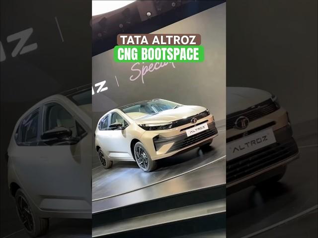 Tata Altroz CNG BOOT SPACE!