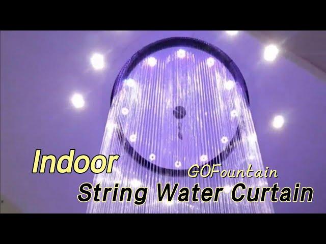 Indoor Round String Water Curtain-GOFountain