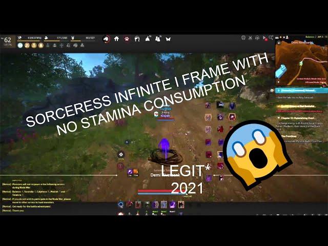 BDO | LEGIT NO STAMINA CONSUMPTION I FRAME SORCERESS