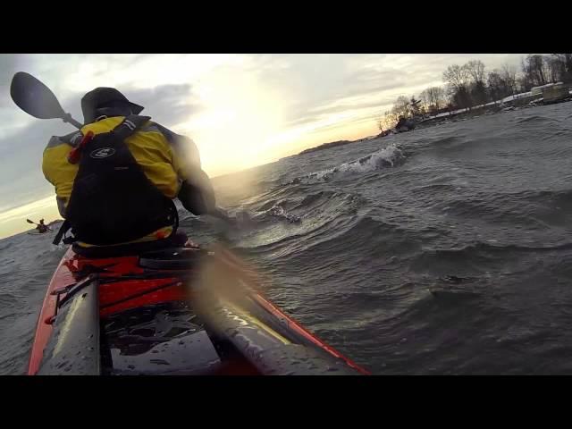 Winter Sea Kayaking & Breaking Through Ice