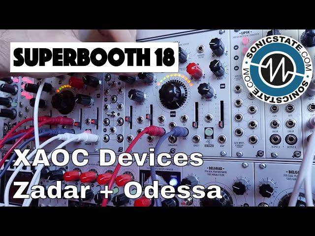 Superbooth 2018: XAOC Devices Odessa & Zadar - Mad Additive Oscillator & Quad Envelope