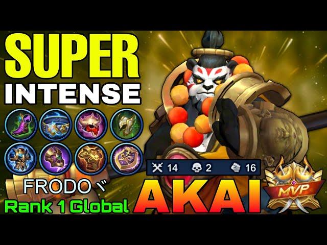 Super Intense Game! Akai MVP Jungler - Top 1 Global Akai by FRODOヾ - Mobile Legends