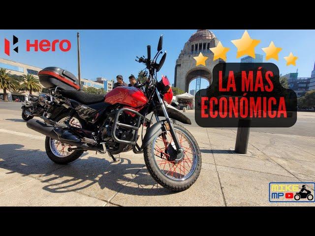 La moto más  ECONÓMICA  HERO ECO 150 2023 REVIEW MIKE MP