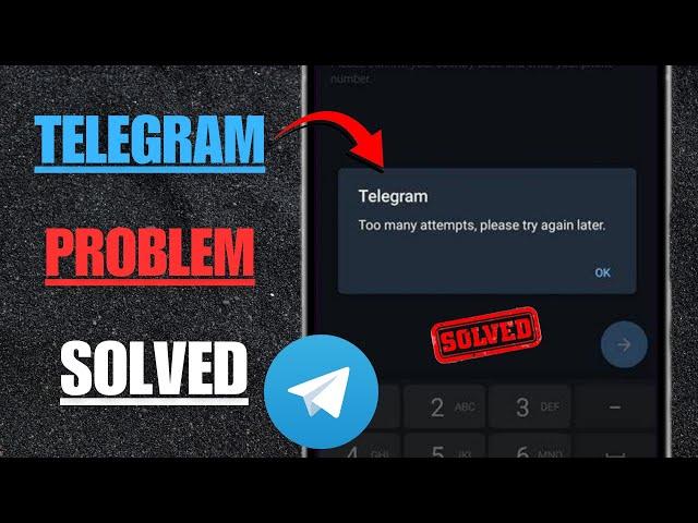 How to Fix Telegram Too Many Attempts Please Try Again Later / iPhone / 2024