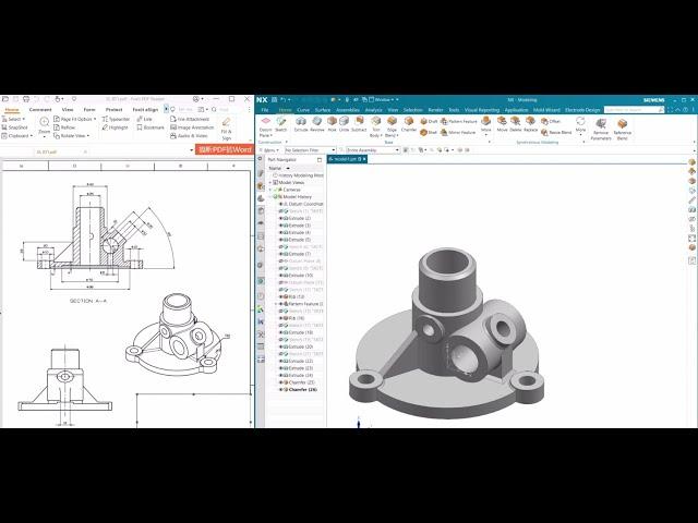 Hướng dẫn thiết kế chi tiết 3D trong NX