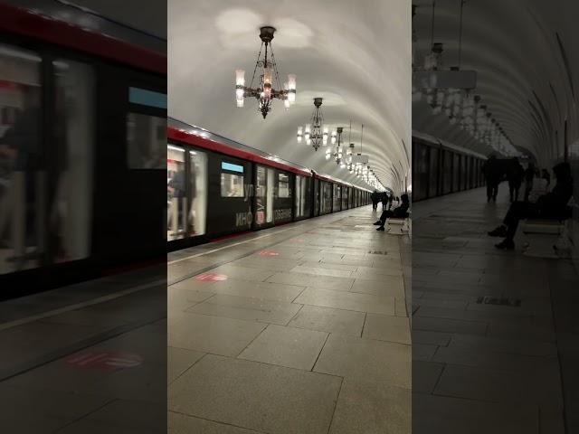 Moscow metro VDNH station #shorts