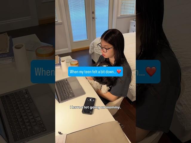 Cheer up Izzie! U can do it!️we r always here for u!  #love #mom #stress #exam
