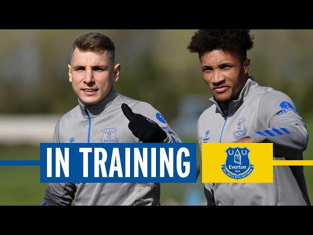 GBAMIN IN CONTENTION AS TOFFEES PREPARE FOR RUN-IN! | EVERTON IN TRAINING