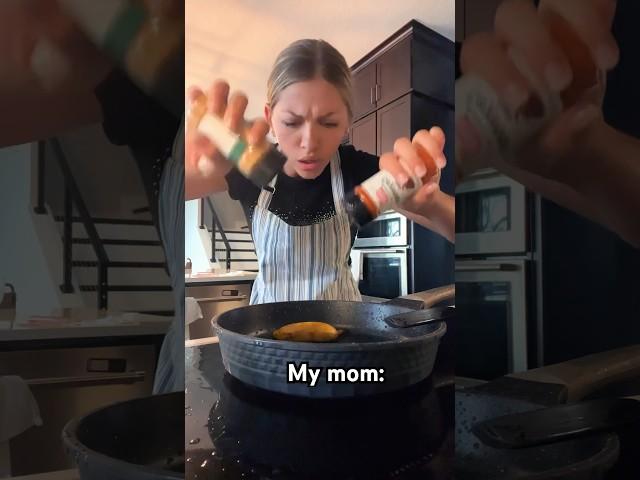 Me VS my mom when COOKING: ‍ | Gabriella Triple Charm #shorts