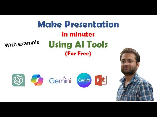 How to make ppt using ai ? Free AI Tool For Creating Presentations | Best AI Tools