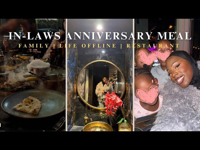 COME WITH US TO MY IN-LAWS ANNIVERSARY DINNER | FAMILY TIME | AMEENAROSHAE OFFLINE