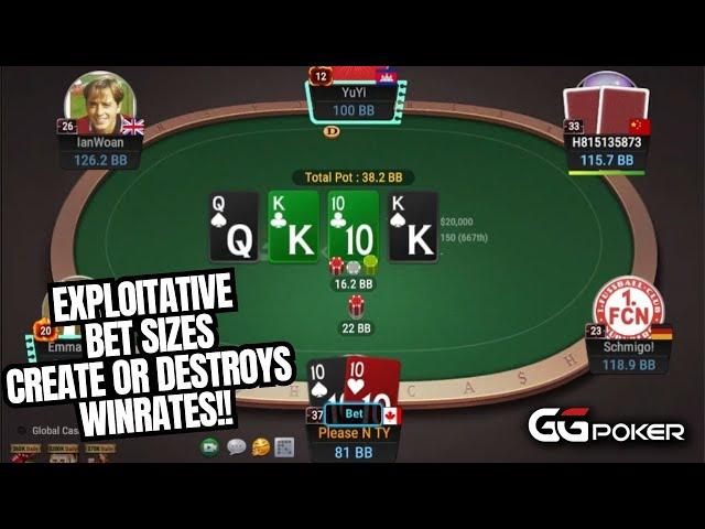 100 NL Rush N Cash Live Play! Learn Exploitative Bet Sizes