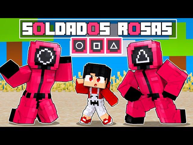 P3DRU foi ADOTADO pelos SOLDADOS ROSAS no Minecraft