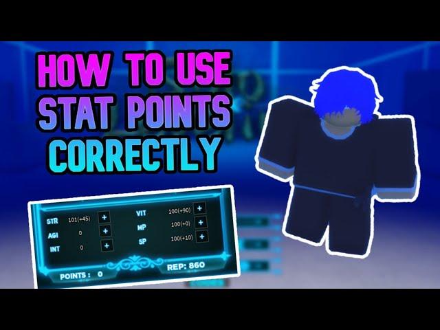 How to properly use stat points in Roblox Solo Blox Leveling