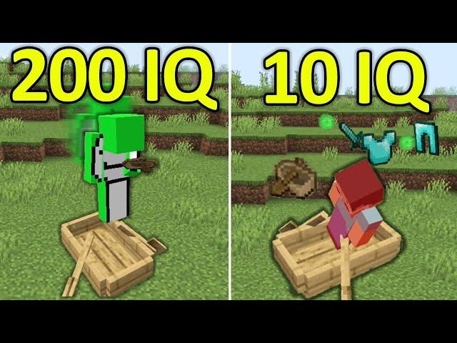 200IQ vs 10IQ Minecraft Plays #7