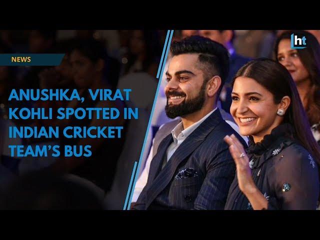 Anushka Sharma, Virat Kohli spotted in Indian Cricket Team’s bus