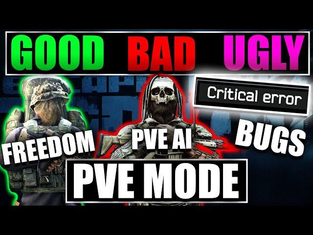 GOOD, BAD, UGLY OF PVE... Escape From Tarkov PVE Mode