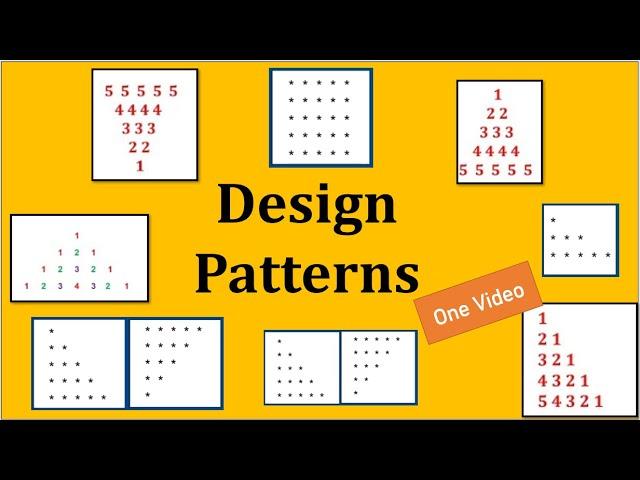 Python Tutorial for Beginners | Printing Patterns in Python