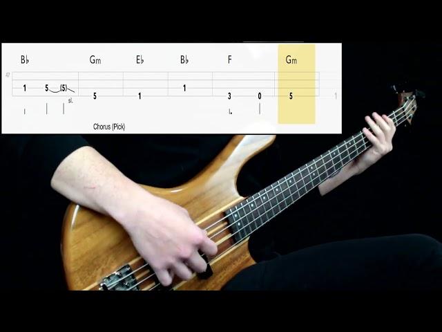 Linkin Park - Numb (Bass Cover) (Play Along Tabs In Video)