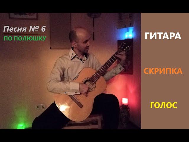 Песня  № 6 - “По Полюшку” / Гитара + Китайская скрипка ЭРХУ (слова, музыка: Эрман Евгений)