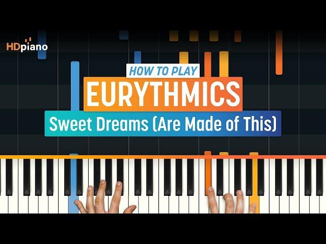 Piano Lesson for "Sweet Dreams (Are Made of This)" by Eurythmics | HDpiano (Part 1)