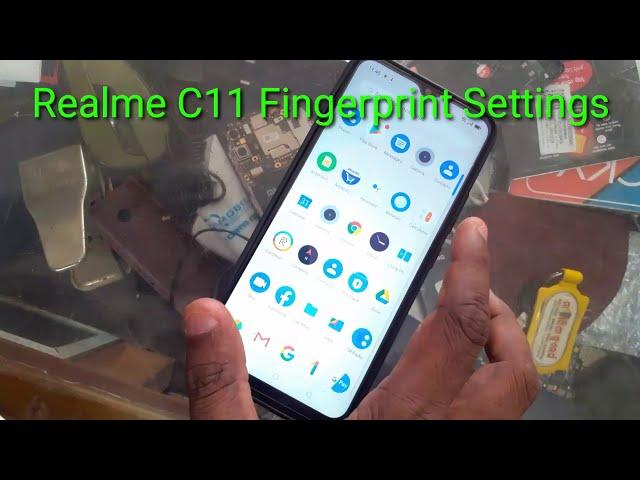 Realme C11 Fingerprint Setting || How to Set Fingerprint in Realme C11 Model