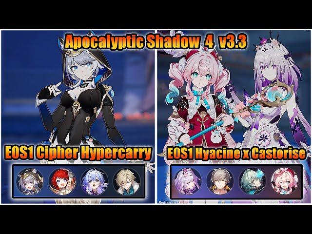 E0S1 Cipher Hypercarry | Castorise x Hyacine | Apocalyptic Shadow 4 | Honkai: Star Rail v3.3