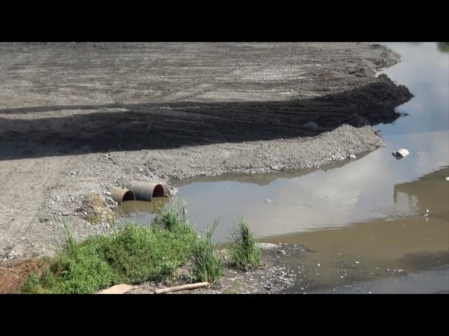 Torrente Polcevera 29 luglio 2017  "fogna a cielo aperto"