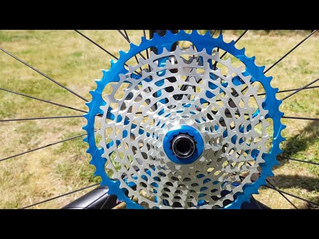 Shimano XTR conversion to Custom Bike 1x11 with Garbaruk lightweight Parts
