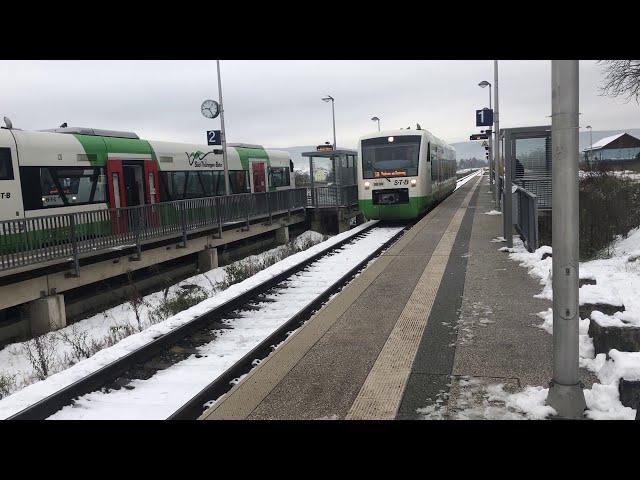 Einfahrt Südthüringenbahn Bahnhof Grimmenthal