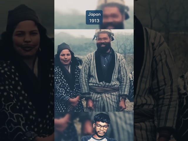 Ainu people of Japan in 1913