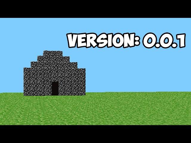 The Oldest Version of Minecraft