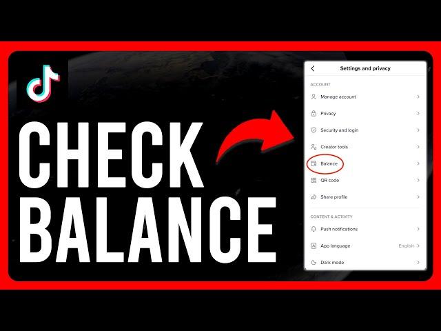 How To Check TikTok Balance (A Simple Way To Check Your Balance TikTok)