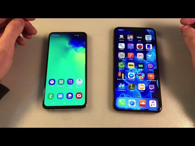 Samsung Galaxy S10e vs iPhone XS Max