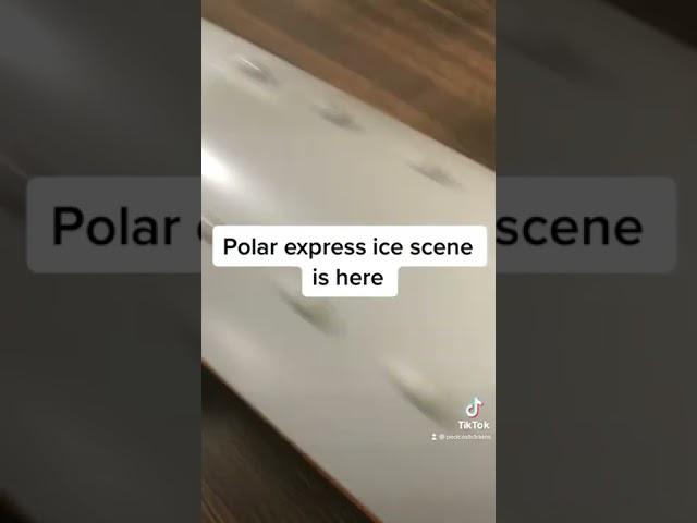 Polar express ice scene remake with Thomas