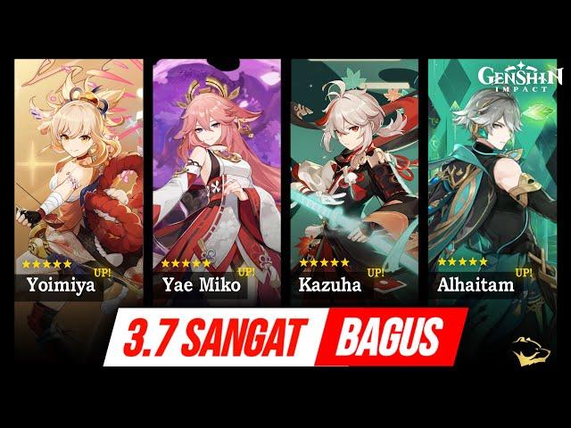 Analisis DETAIL Karakter PATCH 3.7 Kazuha Alhaitham Yoimiya Yae Miko Ganyu & Baizhu - Meppostore.id