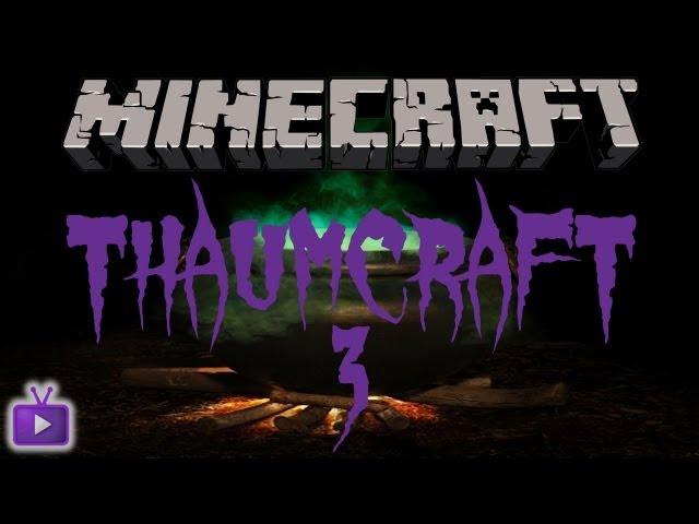 Minecraft: Thaumcraft 3 with Lewis - Wands Of Excavation, Equal Trade, Fire and Lightning #6