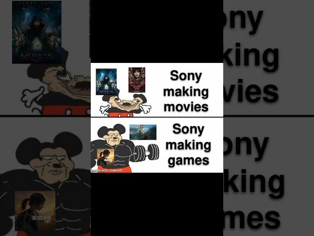 Sony movies vs Sony games  #shorts #memes #GamingSkills #comedy #GamingEvents #GamingSales #meme