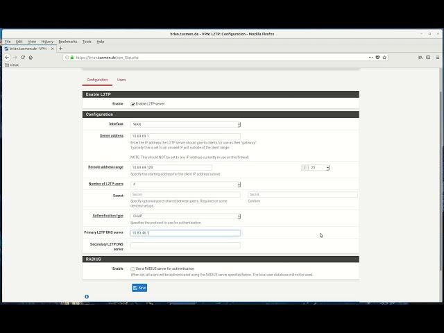 pfsense l2tp over ipsec