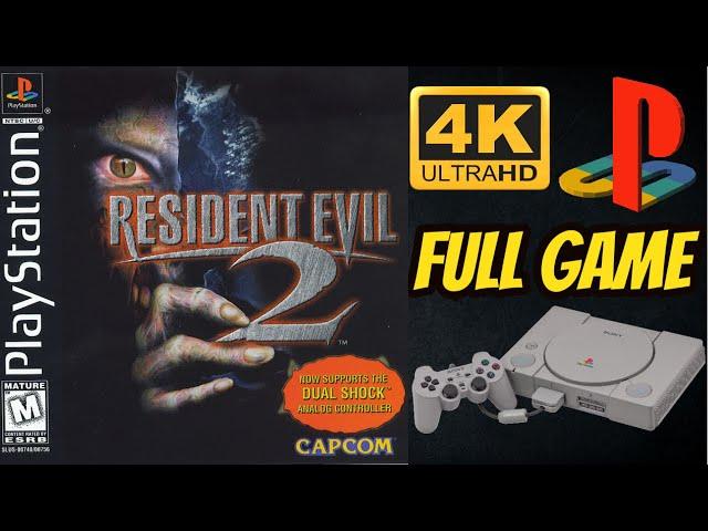 Resident Evil 2 | PS1 | 4K60ᶠᵖˢ UHD| Longplay Walkthrough Playthrough Full Movie Game