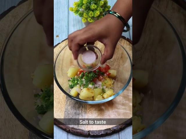 Quick & Tasty Aloo Chaat Recipe #shorts #seedskitchen