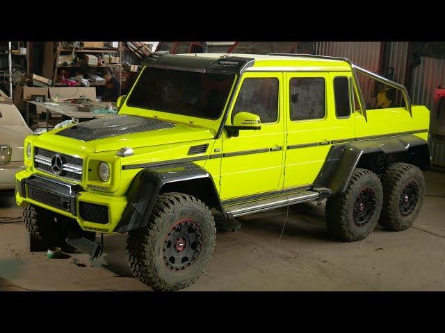 Самодельный Гелендваген 6х6 BRABUS ,Диски,Карбон,Дуга,сборка.